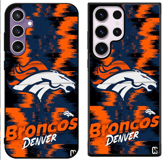 Denver Broncos Colorfull Samsung Galaxy S24 | S24+ | S24 Ultra Case