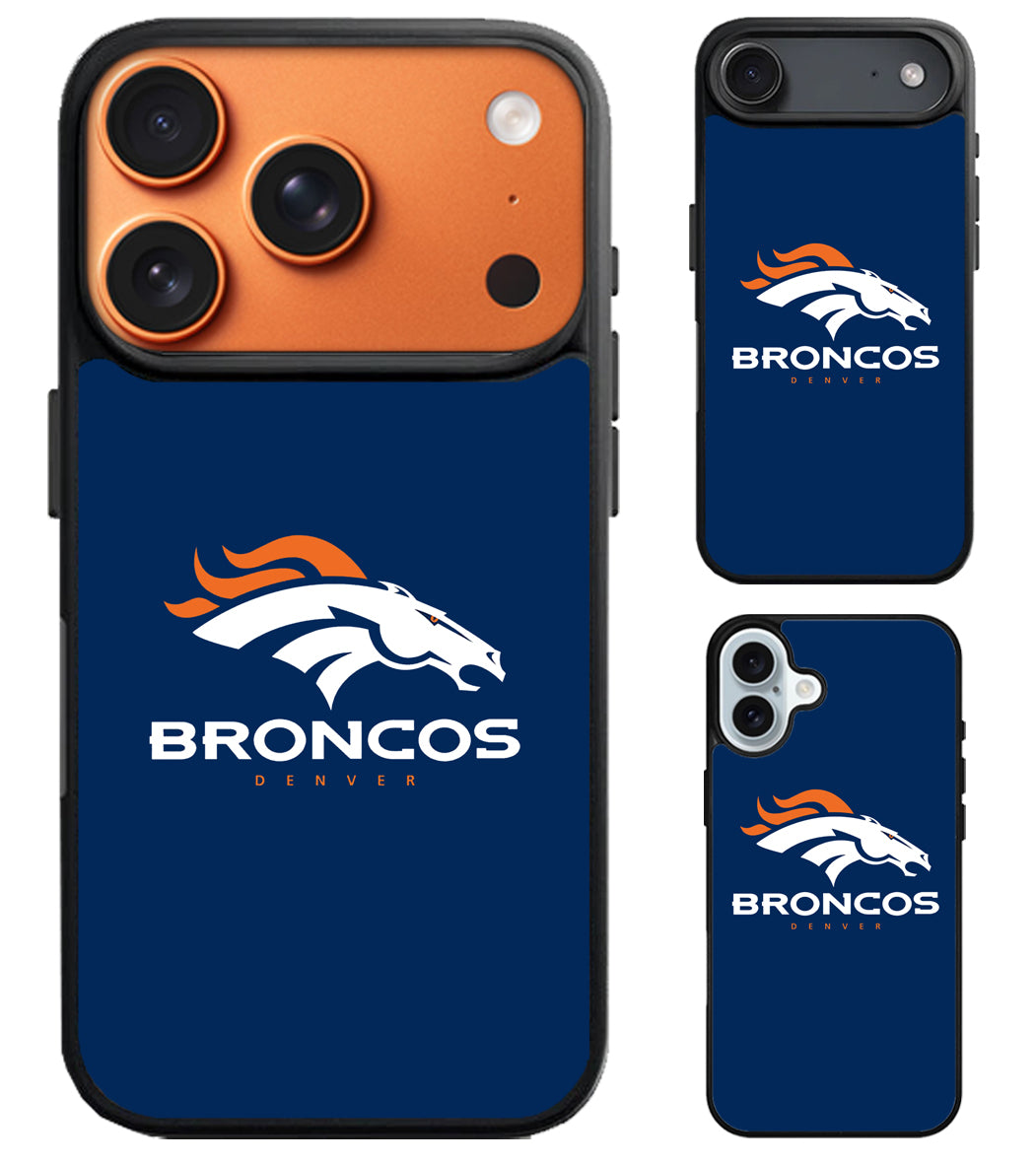 Denver Broncos Logo Blue iPhone Air | iPhone 17 | 17 Pro | 17 Pro Max Case