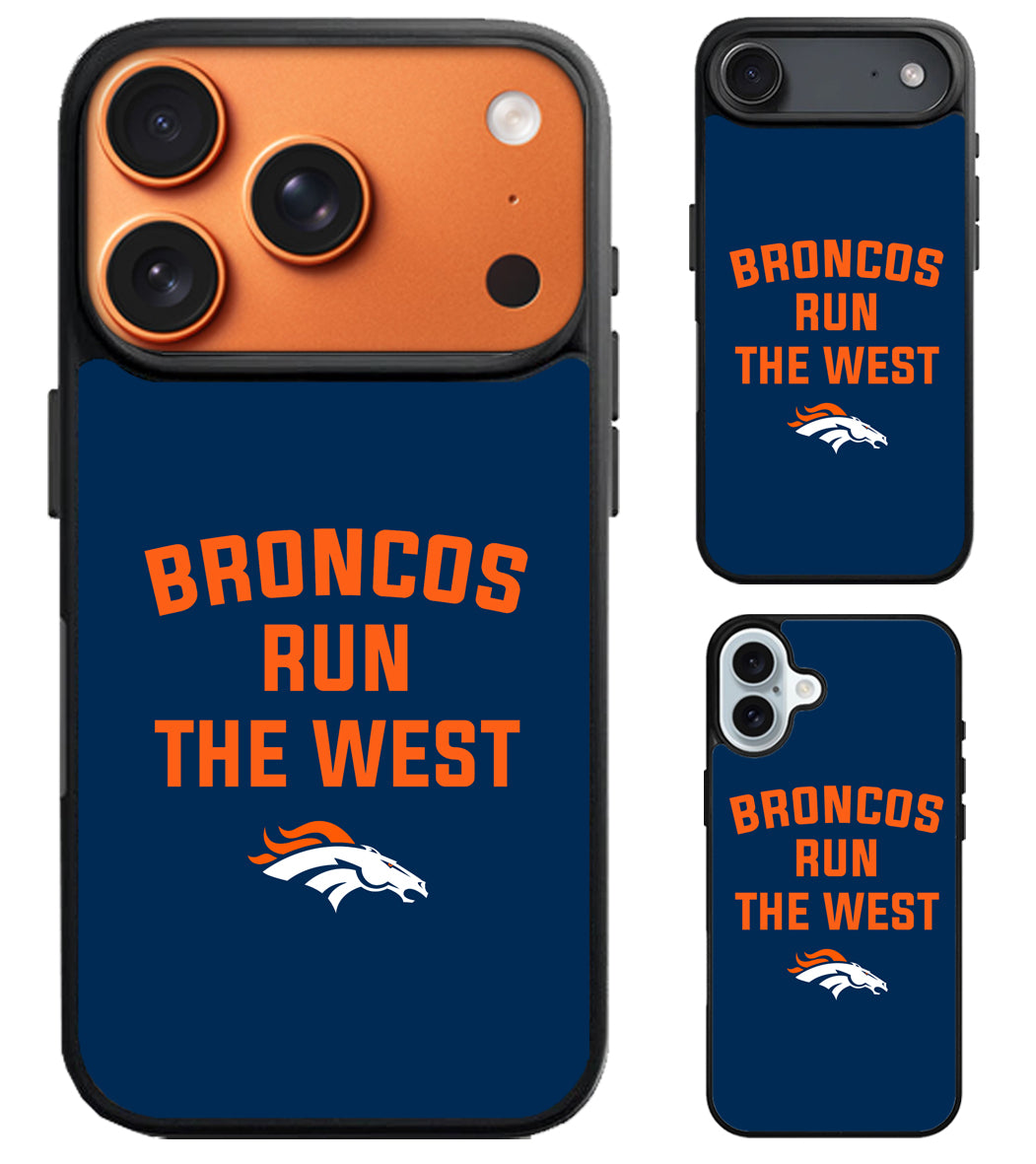 Denver Broncos Run The West iPhone Air | iPhone 17 | 17 Pro | 17 Pro Max Case
