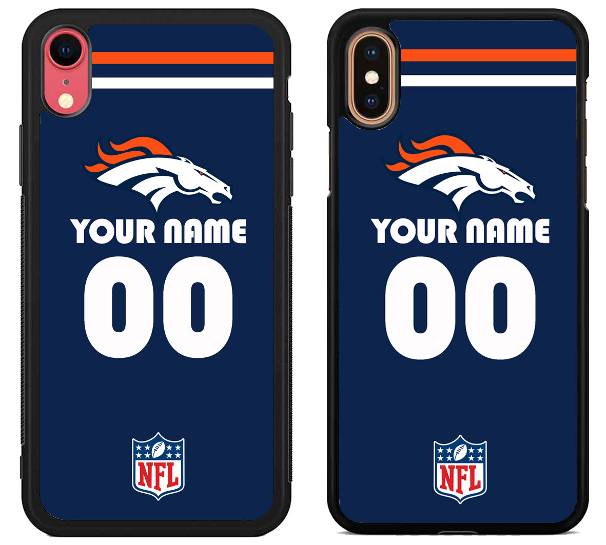 Custom Personalized Denver Broncos NFL iPhone X | Xs | Xr | Xs Max Case