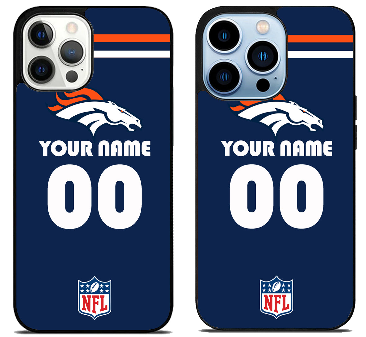 Custom Personalized Denver Broncos NFL iPhone 15 Pro | iPhone 15 Pro Max Case