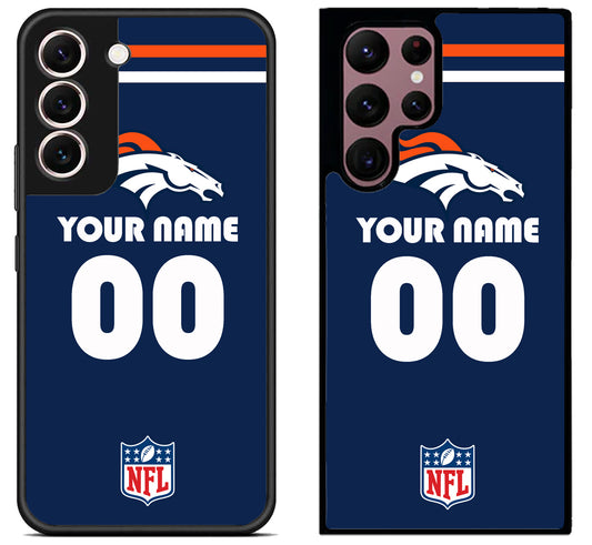 Custom Personalized Denver Broncos NFL Samsung Galaxy S22 | S22+ | S22 Ultra Case