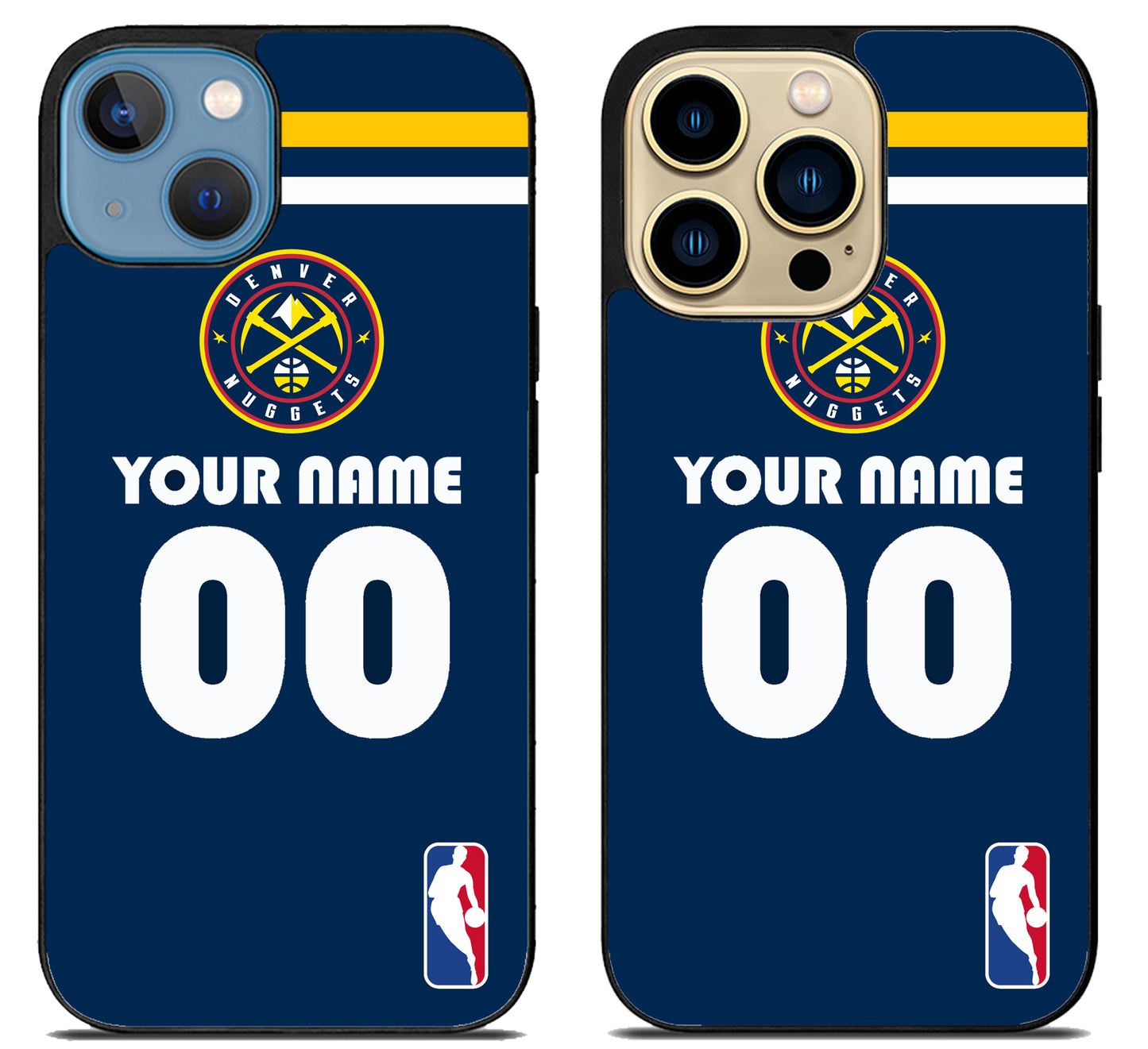 Custom Personalized Denver Nuggets NBA iPhone 14 | 14 Plus | 14 Pro | 14 Pro Max Case