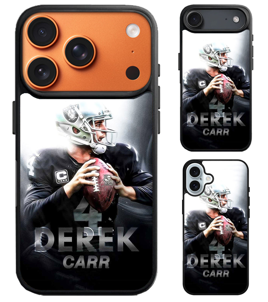 Derek Carr Las Vegas Raiders Cool iPhone Air | iPhone 17 | 17 Pro | 17 Pro Max Case