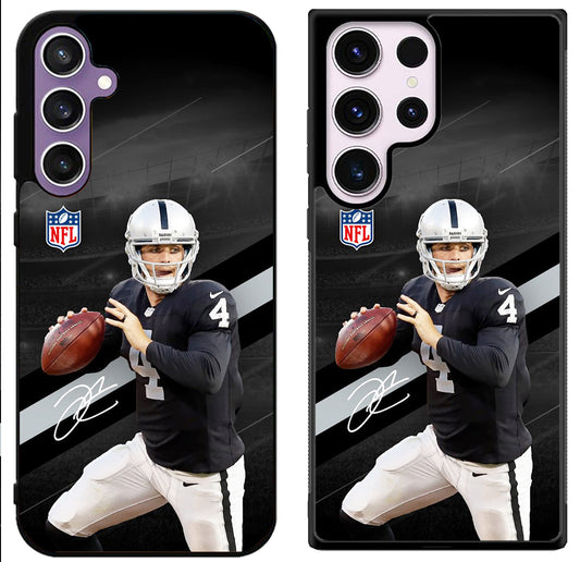 Derek Carr Las Vegas Raiders NFL Samsung Galaxy S24 | S24+ | S24 Ultra Case