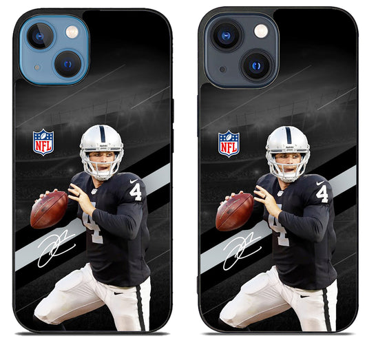 Derek Carr Las Vegas Raiders NFL iPhone 15 | iPhone 15 Plus Case