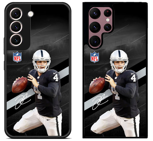 Derek Carr Las Vegas Raiders NFL Samsung Galaxy S22 | S22+ | S22 Ultra Case