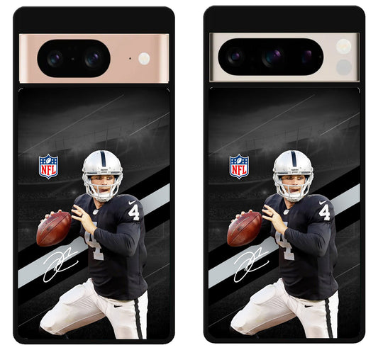 Derek Carr Las Vegas Raiders NFL Google Pixel 8 | 8 Pro Case