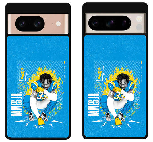 Derwin James Jr LA Chargers Google Pixel 8 | 8 Pro Case