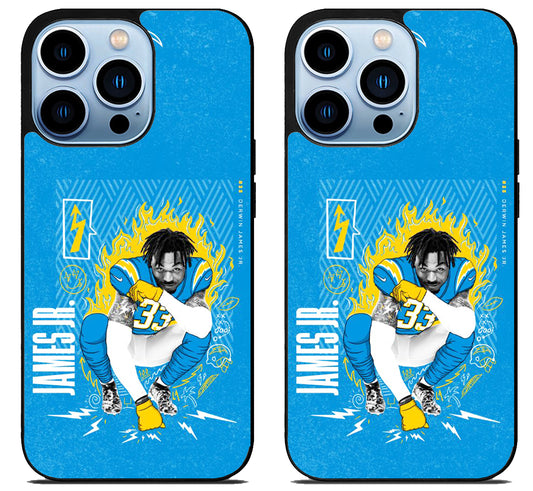 Derwin James Jr LA Chargers iPhone 15 Pro | iPhone 15 Pro Max Case
