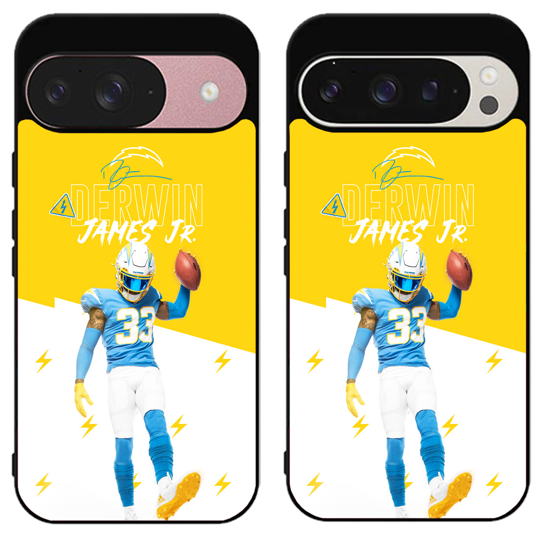 Derwin James Jr Los Angeles Chargers Google Pixel 9 | 9 Pro | 9 Pro XL Case