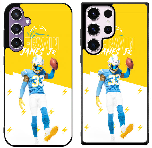 Derwin James Jr Los Angeles Chargers Samsung Galaxy S24 | S24+ | S24 Ultra Case