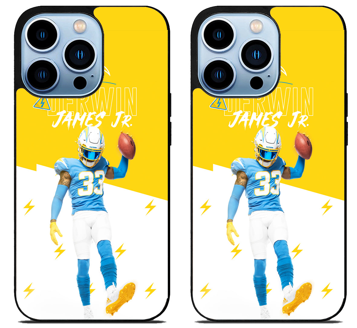 Derwin James Jr Los Angeles Chargers iPhone 15 Pro | iPhone 15 Pro Max Case