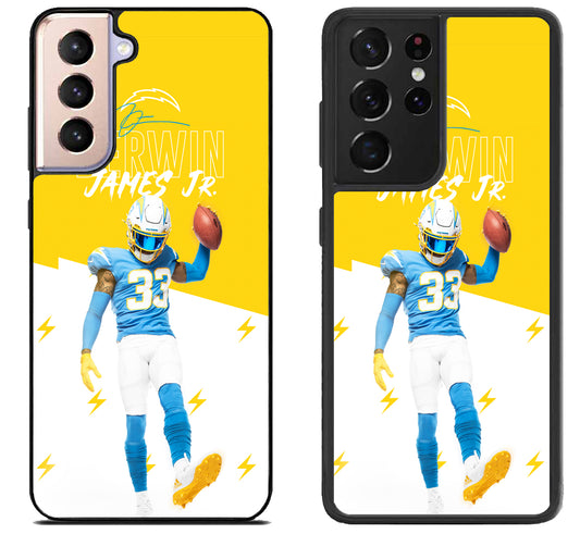 Derwin James Jr Los Angeles Chargers Samsung Galaxy S21 | S21 FE | S21+ | S21 Ultra Case