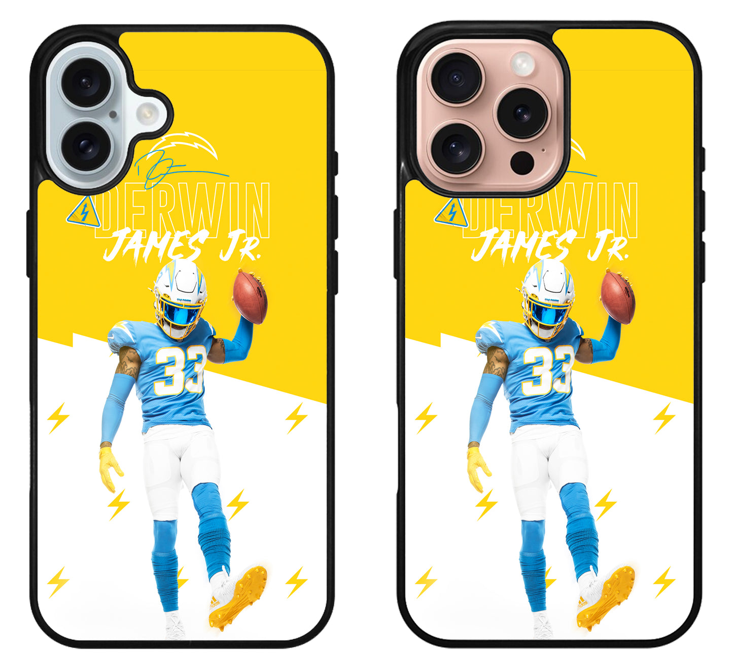 Derwin James Jr Los Angeles Chargers iPhone 16 | 16 Plus | 16 Pro | 16 Pro Max Case