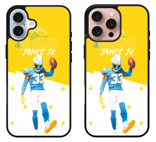 Derwin James Jr Los Angeles Chargers iPhone 16 | 16 Plus | 16 Pro | 16 Pro Max Case