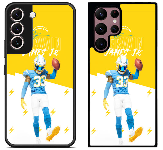 Derwin James Jr Los Angeles Chargers Samsung Galaxy S22 | S22+ | S22 Ultra Case