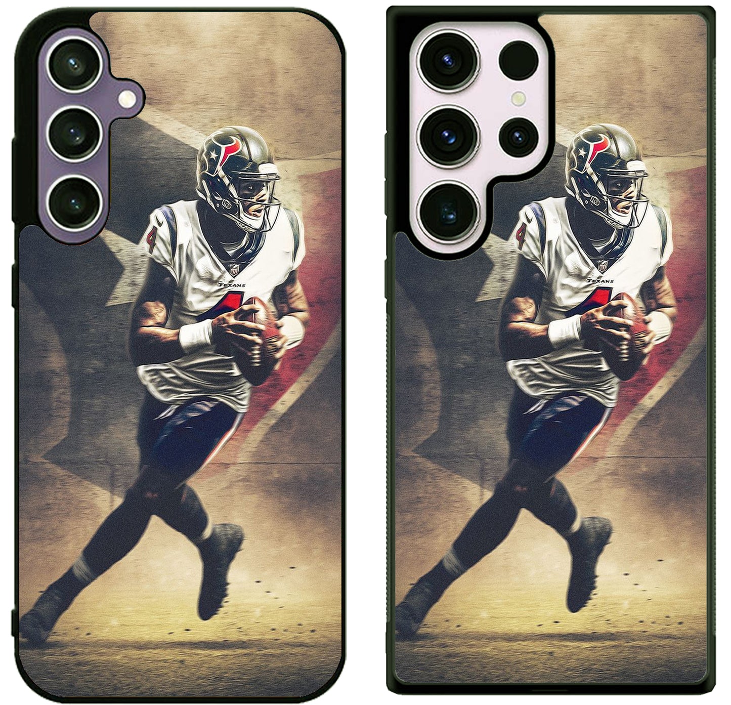 Deshaun Watson Texans Artwork Samsung Galaxy S25 | S25 Edge | S25 FE | S25 Plus | S25 Ultra Case