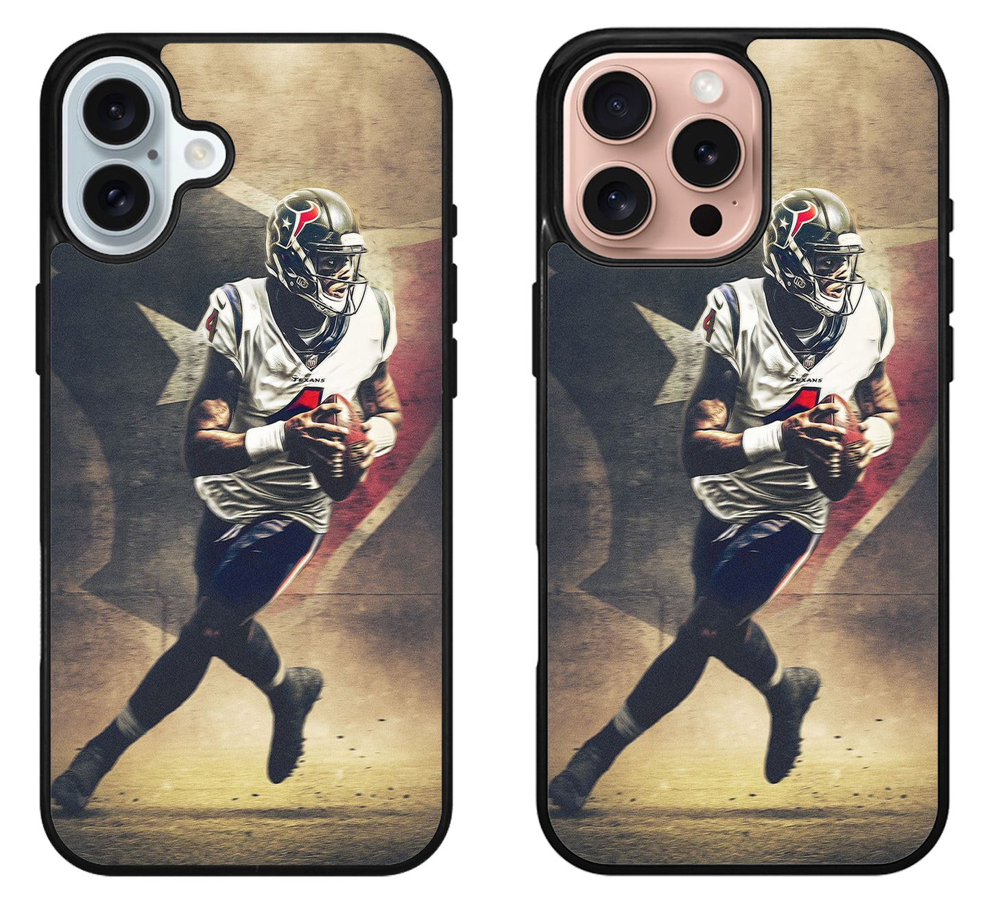 Deshaun Watson Texans Artwork iPhone 16 | 16 Plus | 16 Pro | 16 Pro Max Case