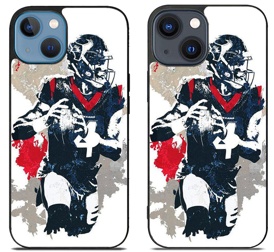 Deshaun watson Texans Artwork iPhone 15 | iPhone 15 Plus Case