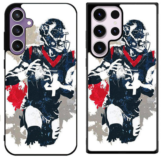 Deshaun watson Texans Artwork Samsung Galaxy S24 | S24+ | S24 Ultra Case