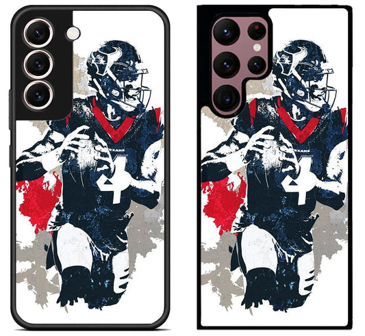 Deshaun watson Texans Artwork Samsung Galaxy S22 | S22+ | S22 Ultra Case