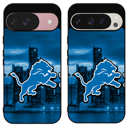 Detroit Lions Background Google Pixel 9 | 9 Pro | 9 Pro XL Case