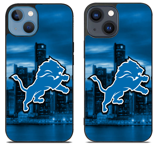 Detroit Lions Background iPhone 15 | iPhone 15 Plus Case