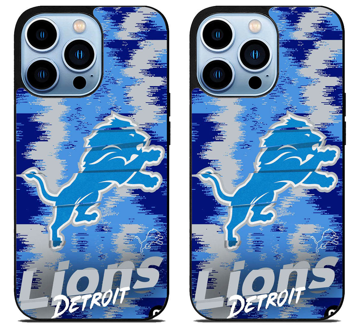 Detroit Lions Colorfull iPhone 15 Pro | iPhone 15 Pro Max Case