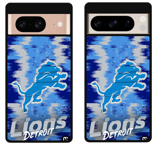 Detroit Lions Colorfull Google Pixel 8 | 8 Pro Case