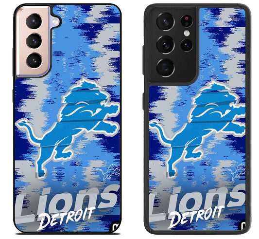 Detroit Lions Colorfull Samsung Galaxy S21 | S21 FE | S21+ | S21 Ultra Case