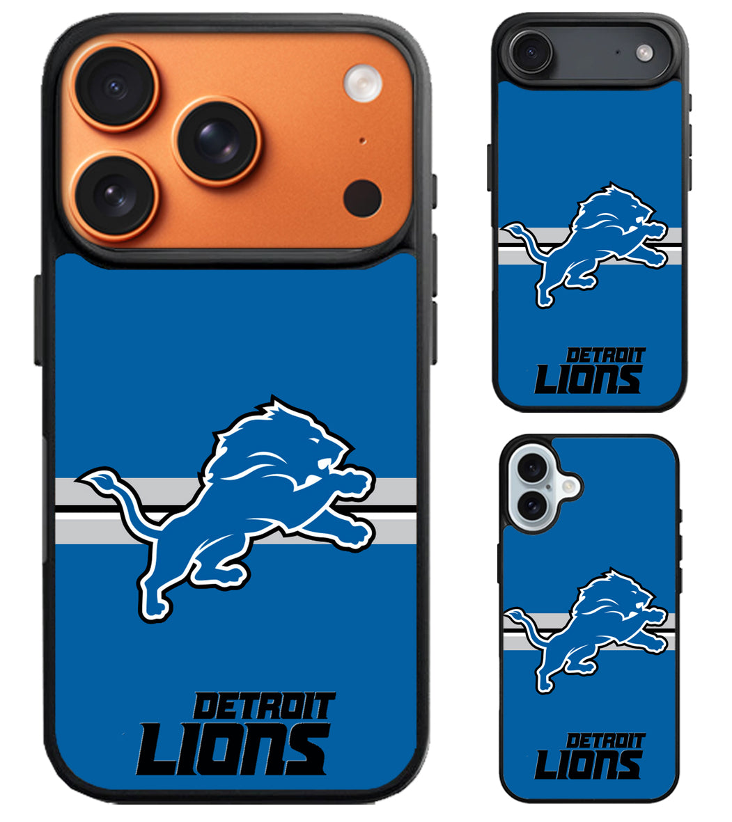 Detroit Lions Logo iPhone Air | iPhone 17 | 17 Pro | 17 Pro Max Case