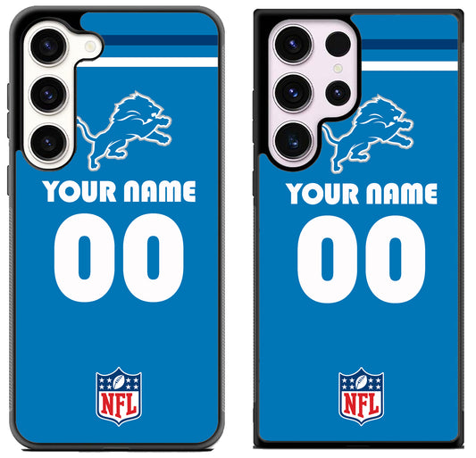 Custom Personalized Detroit Lions NFL Samsung Galaxy S23 | S23+ | S23 Ultra Case
