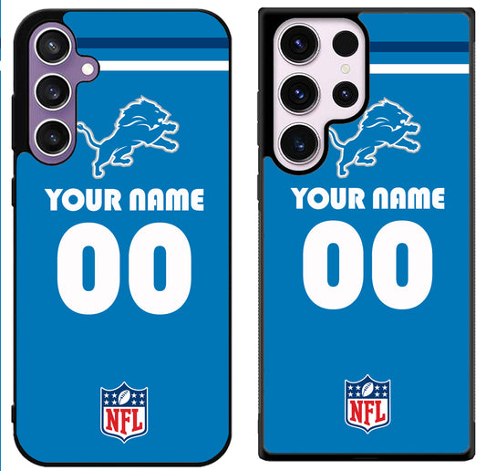 Custom Personalized Detroit Lions Samsung Galaxy S24 | S24+ | S24 Ultra Case