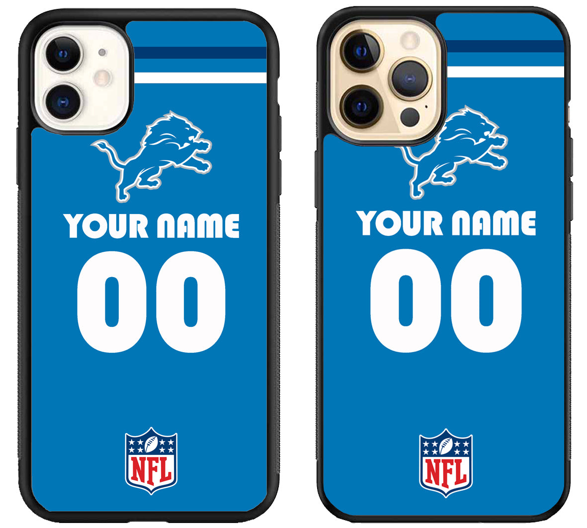 Custom Personalized Detroit Lions NFL iPhone 12 | 12 Mini | 12 Pro | 12 Pro Max Case