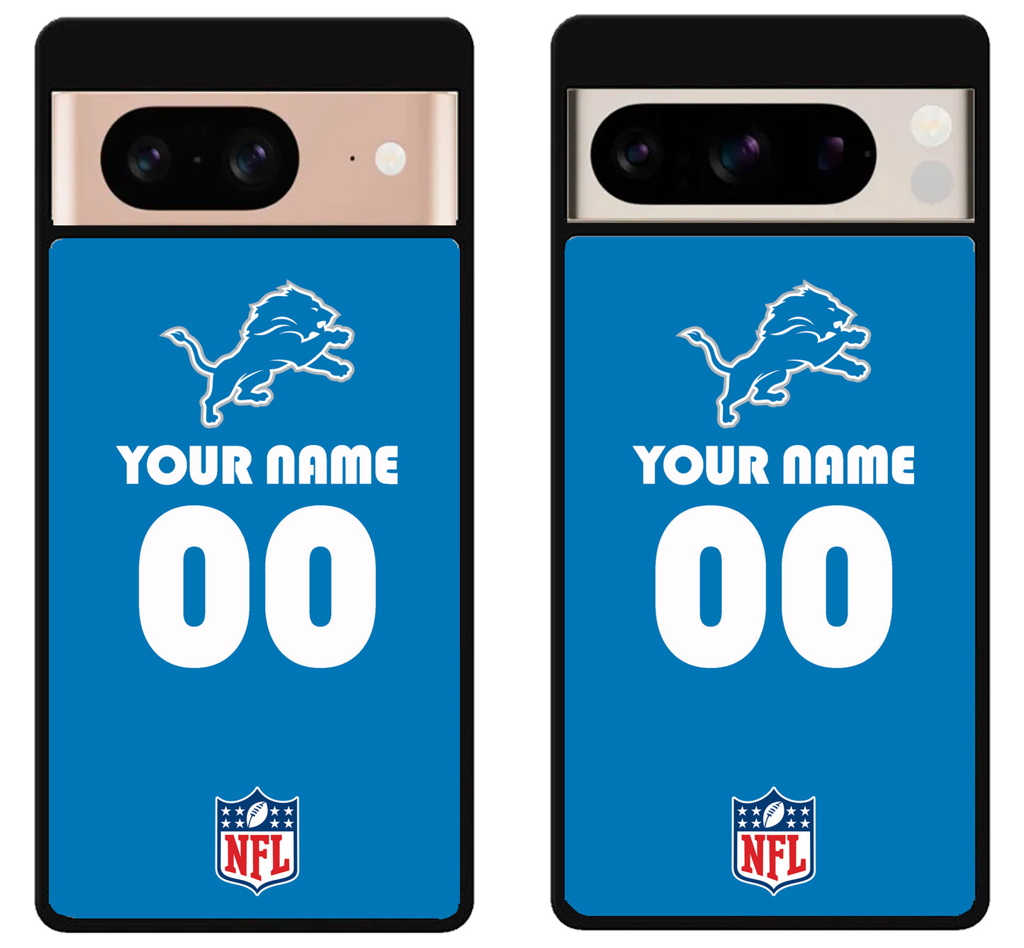 Custom Personalized Detroit Lions NFL Google Pixel 8 | 8 Pro Case