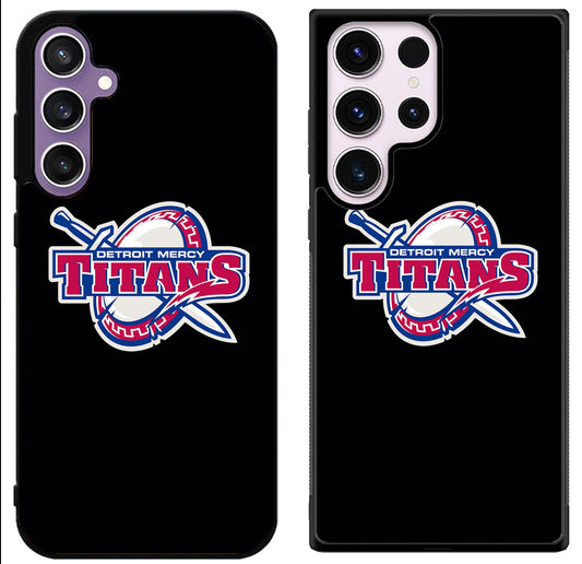 Detroit Mercy Titans Black Samsung Galaxy S24 | S24+ | S24 Ultra Case