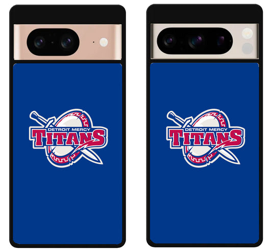 Detroit Mercy Titans Blue Google Pixel 8 | 8 Pro Case