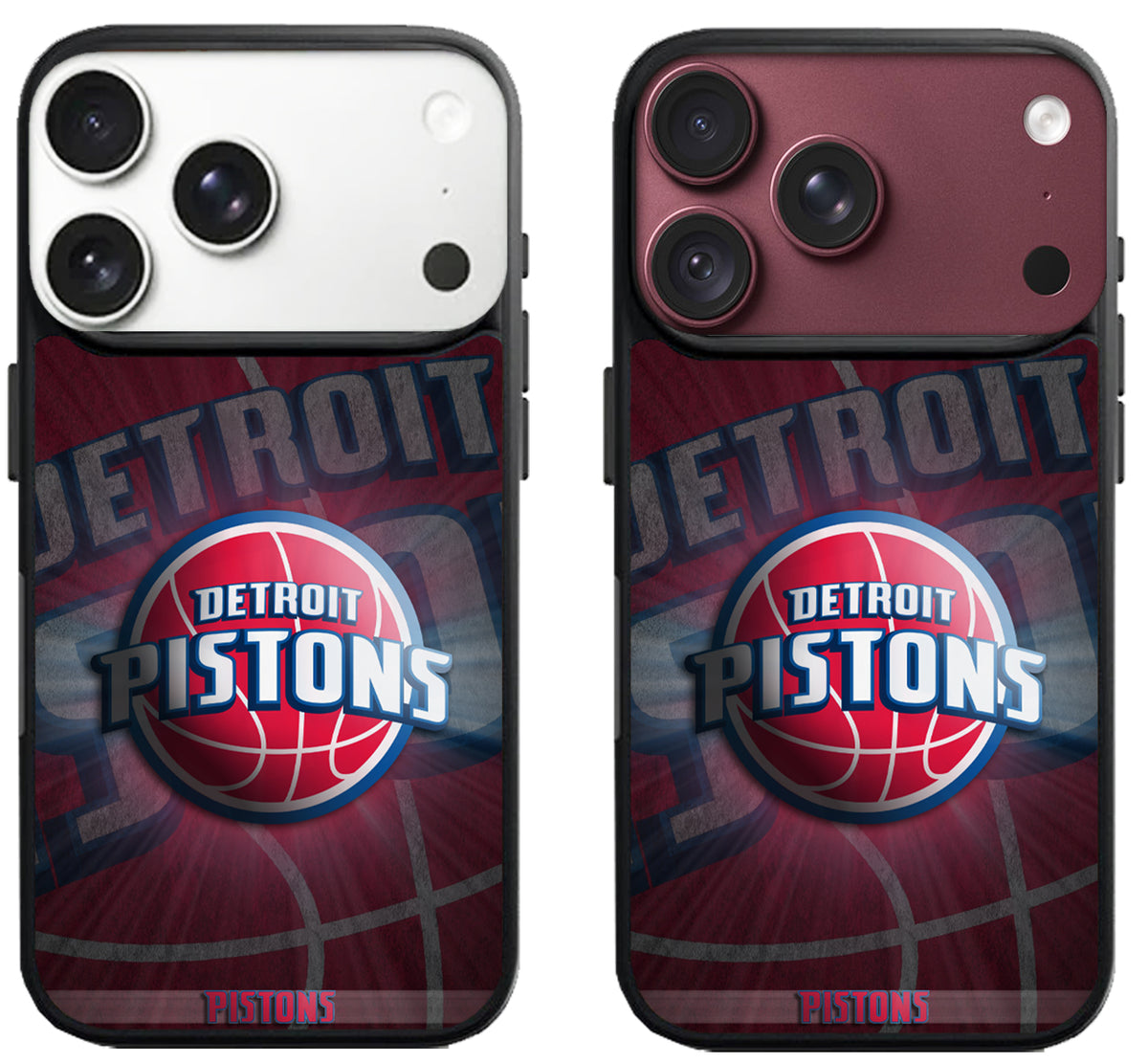 Detroit Pistons Background iPhone 18 Pro | 18 Pro Max Case