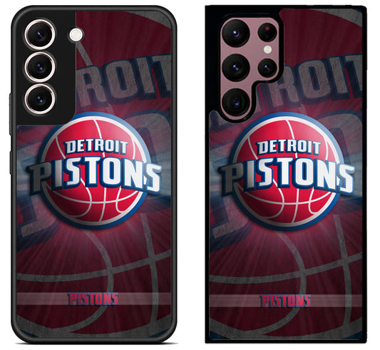 Detroit Pistons Background Samsung Galaxy S22 | S22+ | S22 Ultra Case