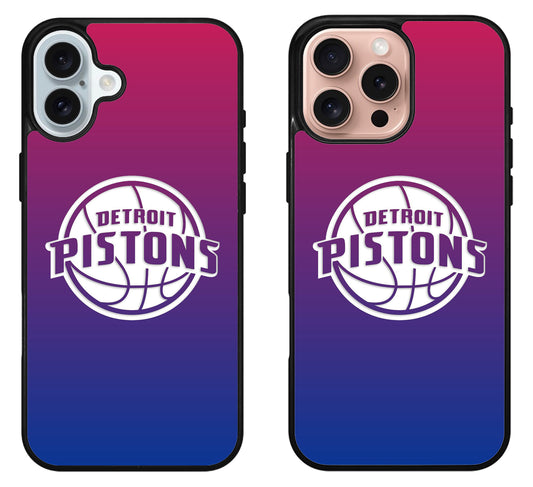 Detroit Pistons Basketball Logo iPhone 16 | 16 Plus | 16 Pro | 16 Pro Max Case