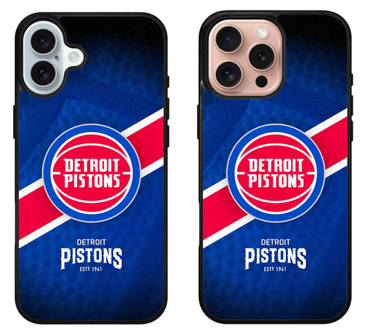 Detroit Pistons Cover iPhone 16 | 16 Plus | 16 Pro | 16 Pro Max Case