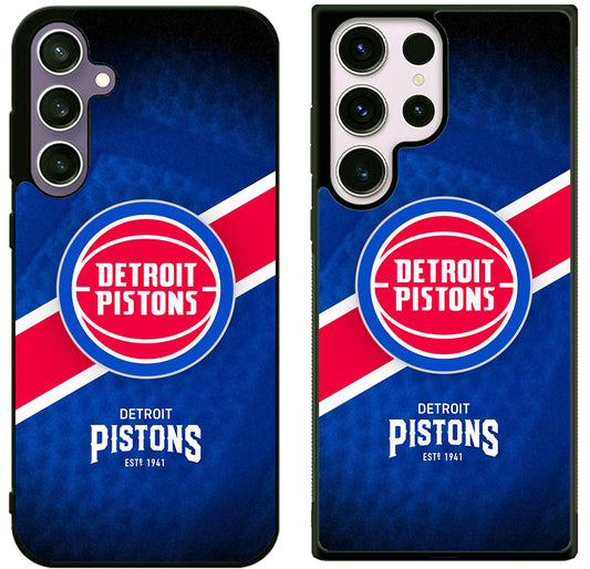 Detroit Pistons Logo Samsung Galaxy S25 | S25 Edge | S25 FE | S25 Plus | S25 Ultra Case