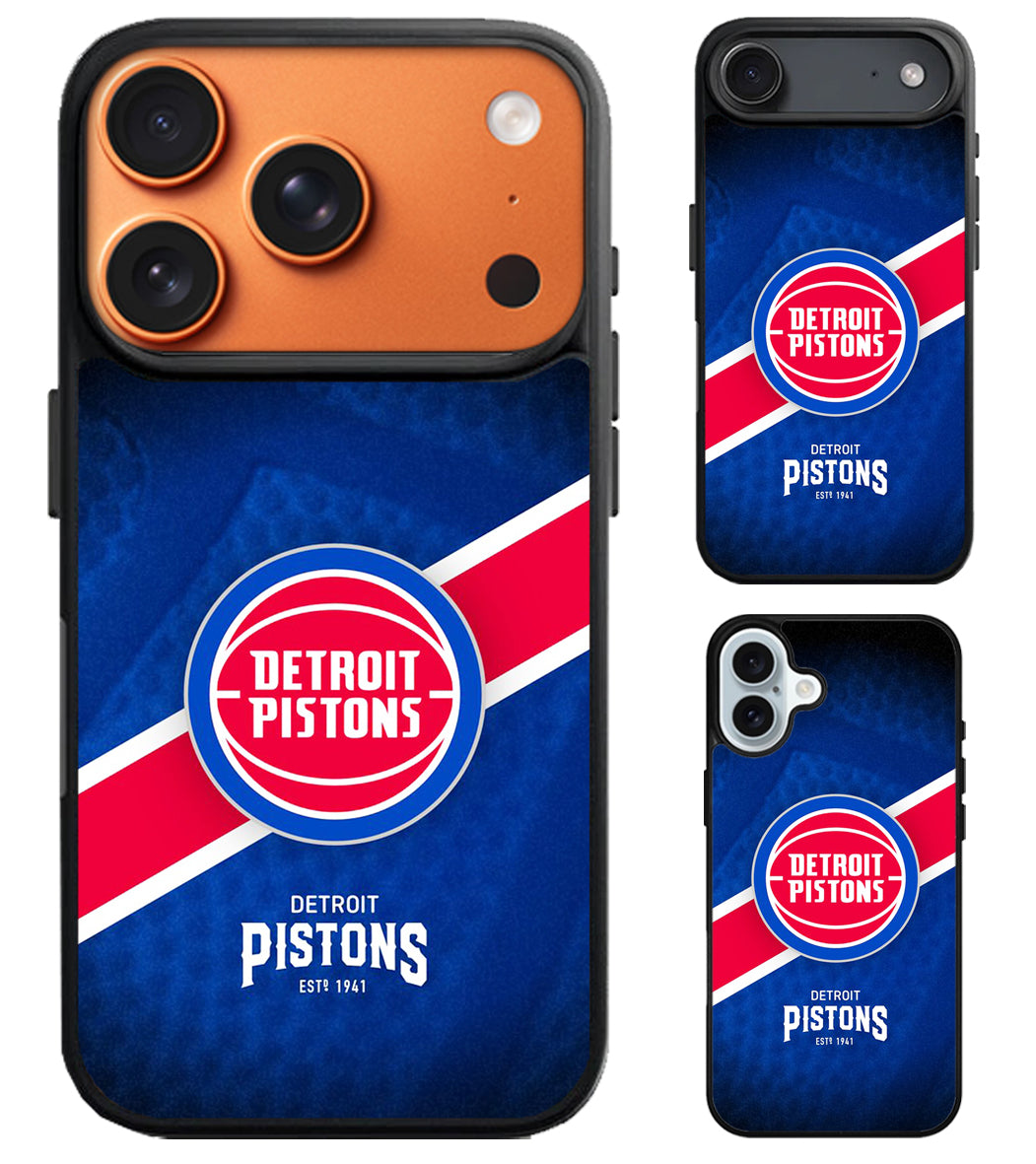 Detroit Pistons Cover Logo iPhone Air | iPhone 17 | 17 Pro | 17 Pro Max Case
