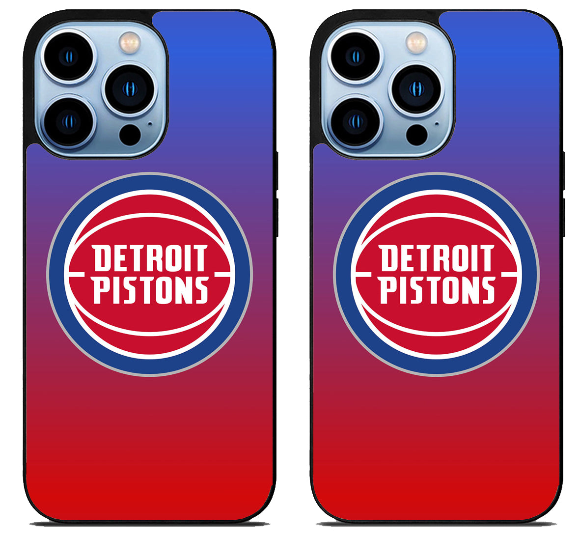 Detroit Pistons Logo Color iPhone 15 Pro | iPhone 15 Pro Max Case