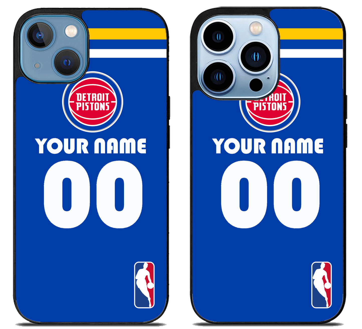 Custom Personalized Detroit Pistons NBA iPhone 13 | 13 Mini | 13 Pro | 13 Pro Max Case