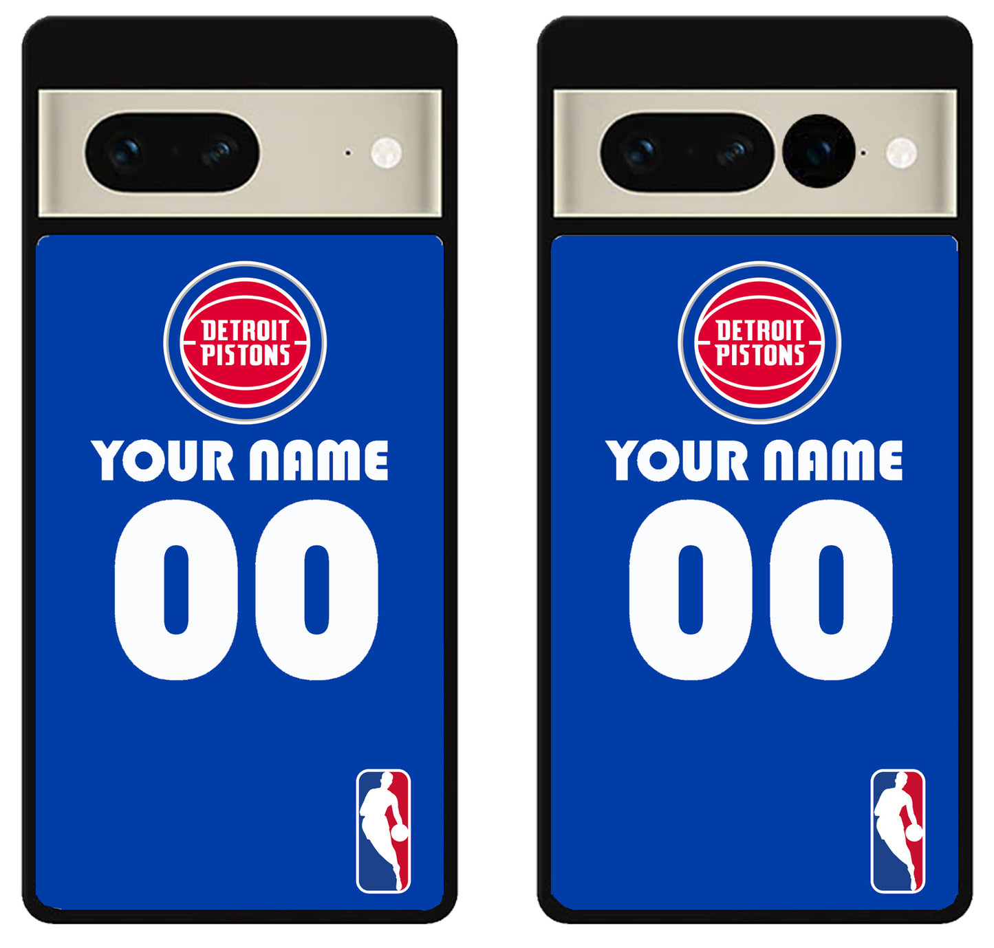 Custom Personalized Detroit Pistons NBA Google Pixel 7 | 7 Pro Case