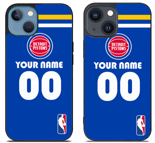 Custom Personalized Detroit Pistons NBA iPhone 15 | iPhone 15 Plus Case