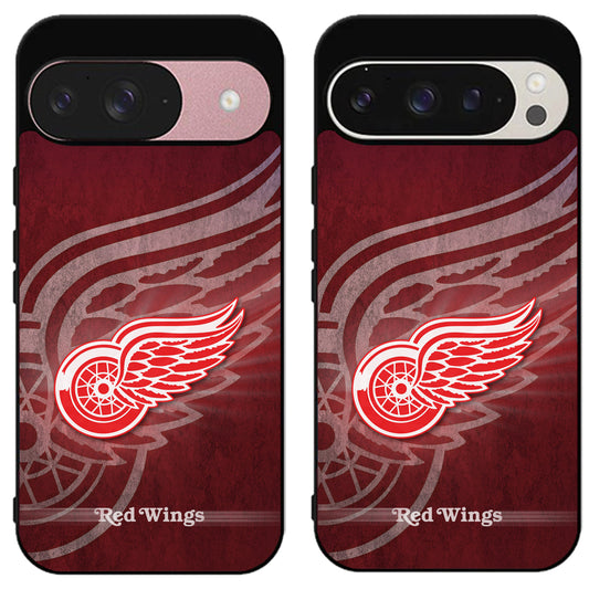 Detroit Red Wings Background Google Pixel 9 | 9 Pro | 9 Pro XL Case