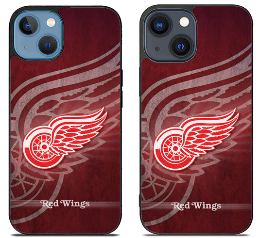 Detroit Red Wings Background iPhone 15 | iPhone 15 Plus Case
